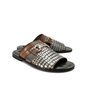C003-Corrente 5827 Sandal- Silver