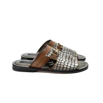 C003-Corrente 5827 Sandal- Silver - Image 2