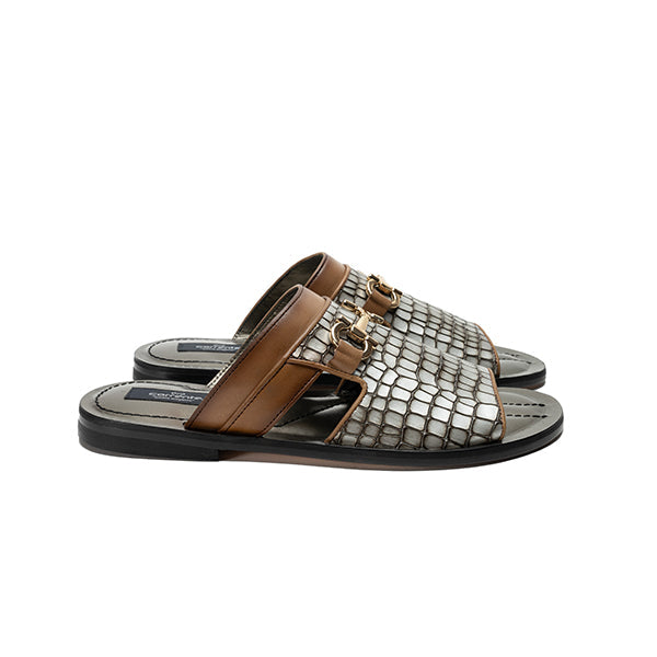 C003-Corrente 5827 Sandal- Silver - Image 2