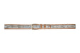 CBelt -5827-Croco Design Leather Belt - Silver
