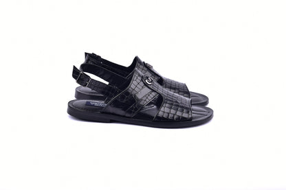 C0074-Corrente 5829S Sandal- Black - Image 2