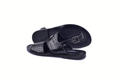 C0074-Corrente 5829S Sandal- Black - Image 3