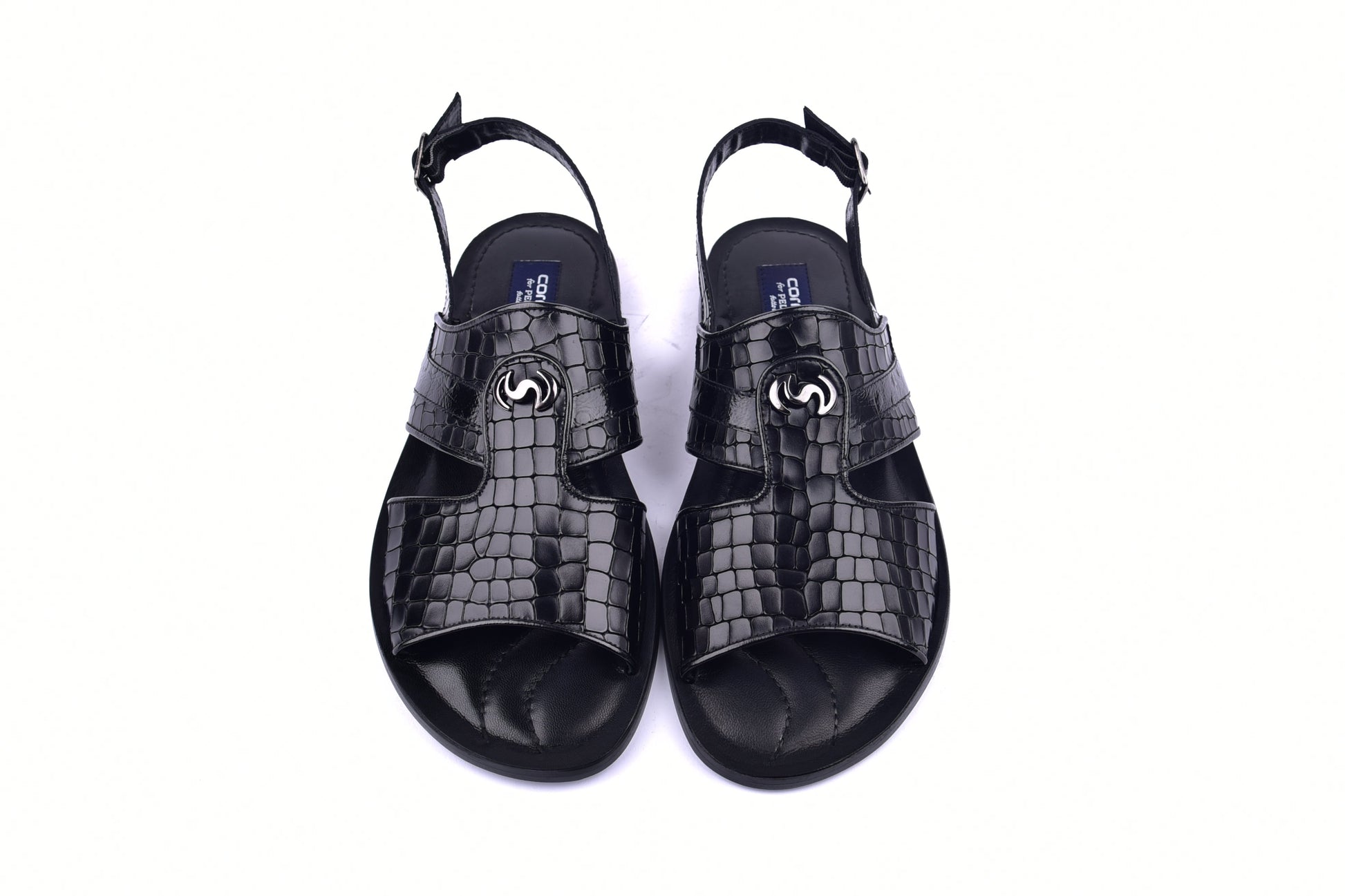 C0074-Corrente 5829S Sandal- Black - Image 4