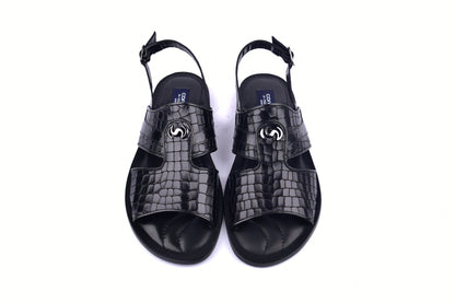 C0074-Corrente 5829S Sandal- Black - Image 4