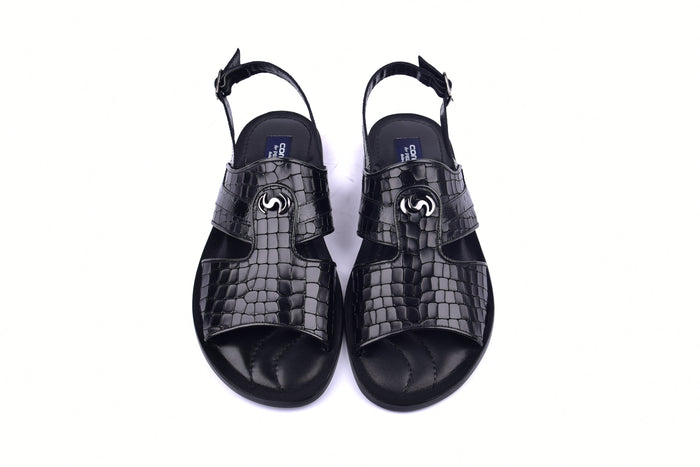 C0074-Corrente 5829S Sandal- Black - Image 4
