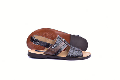 C0075-Corrente 5829S Sandal- Brown - Image 4