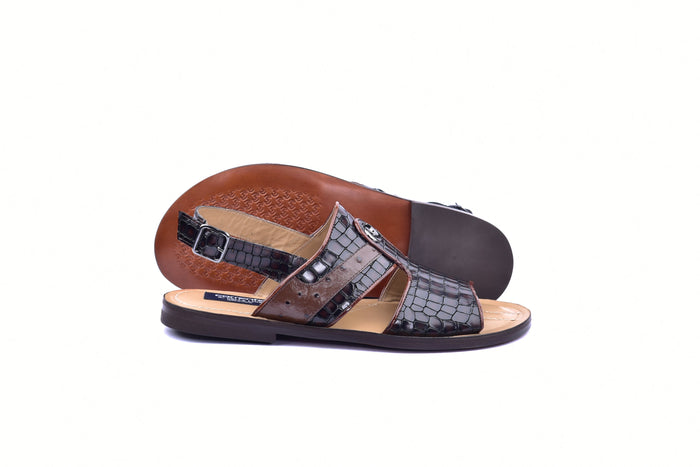 C0075-Corrente 5829S Sandal- Brown - Image 4