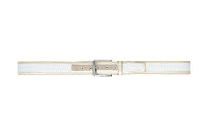 CBelt -5831- Design Leather Belt - White - Image 2