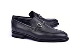 Corrente 5844 Supple Deerskin Slip-On Loafer - Black - Black - Size 13