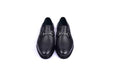 C001103-5844 Deer Skin Buckle Loafer- Black