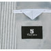 611-1 Men's Slim Fit Notch Lapels Gray Stripe Cotton Suits