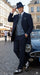 Mens 1920s Navy Blue Zoot Suit – Vintage Gangster 3-Piece Long Jacket Suit Classic Fit Pleated Pants