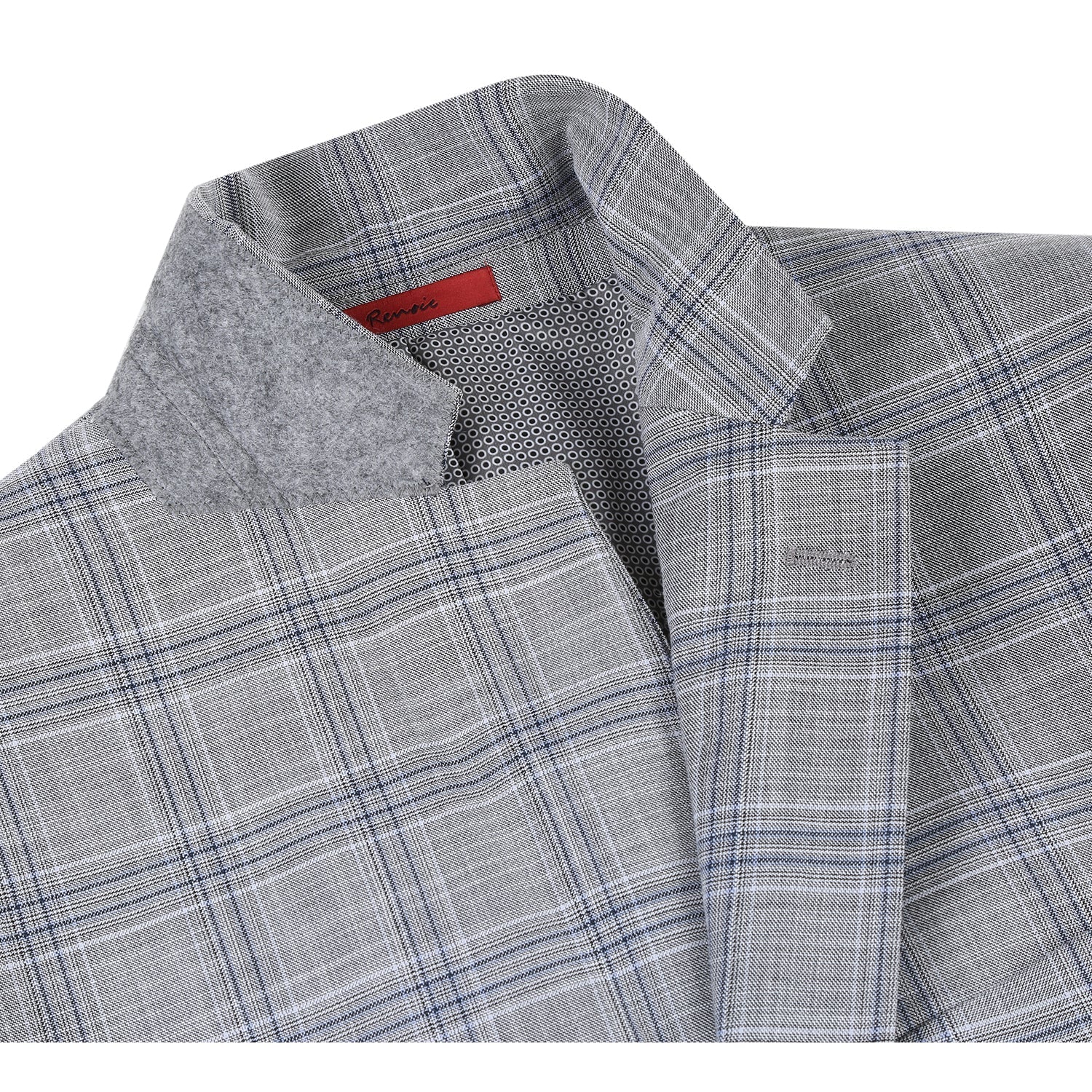 293-23 Men's Classic Fit Checked Suits - Image 5