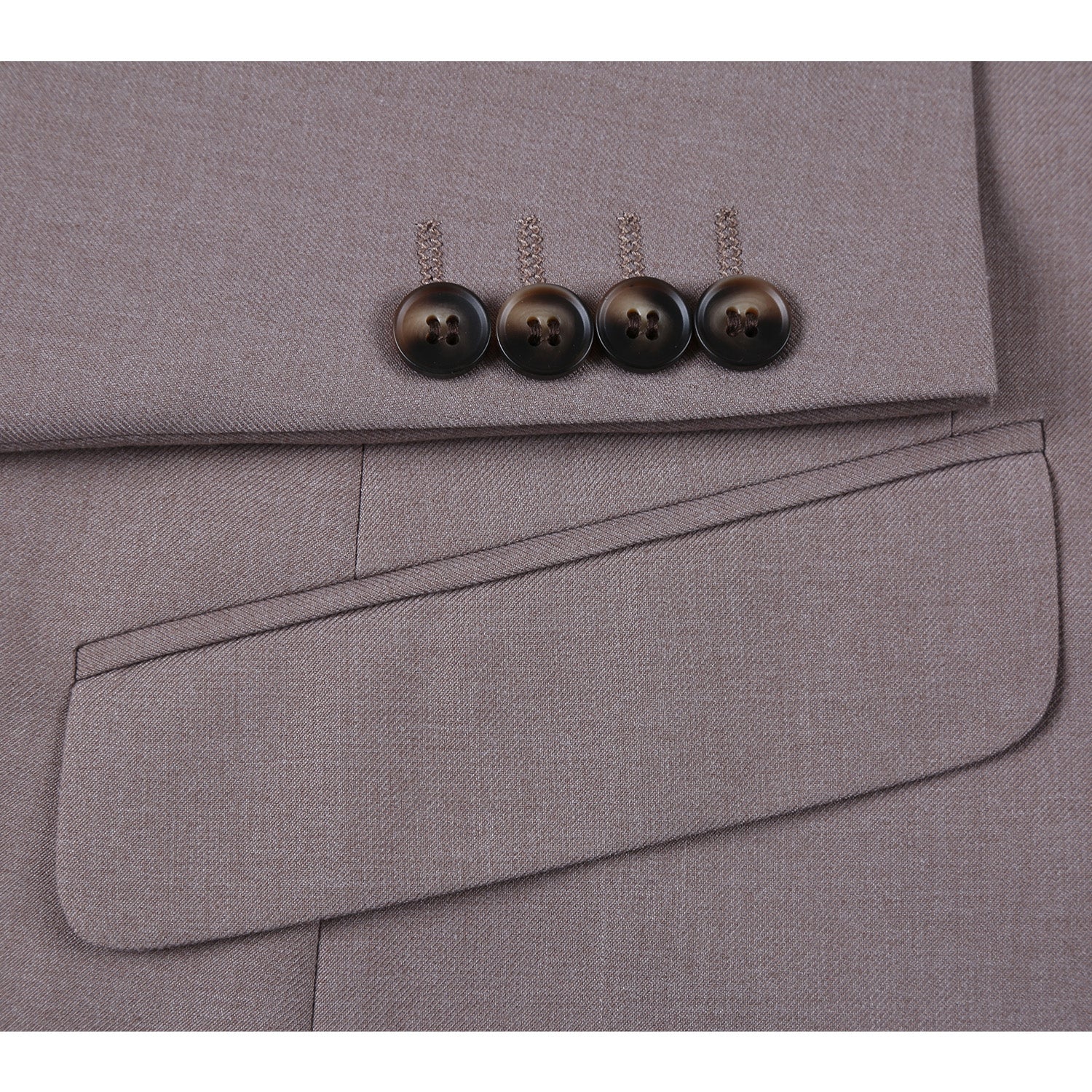 201-103 Men's 2-Piece Slim Fit Single Breasted Notch Lapel Suit - Image 5