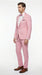 Mens Dusty Rose Pink Summer Tuxedo – Satin Shawl Lapel Formal Wedding Prom Suit