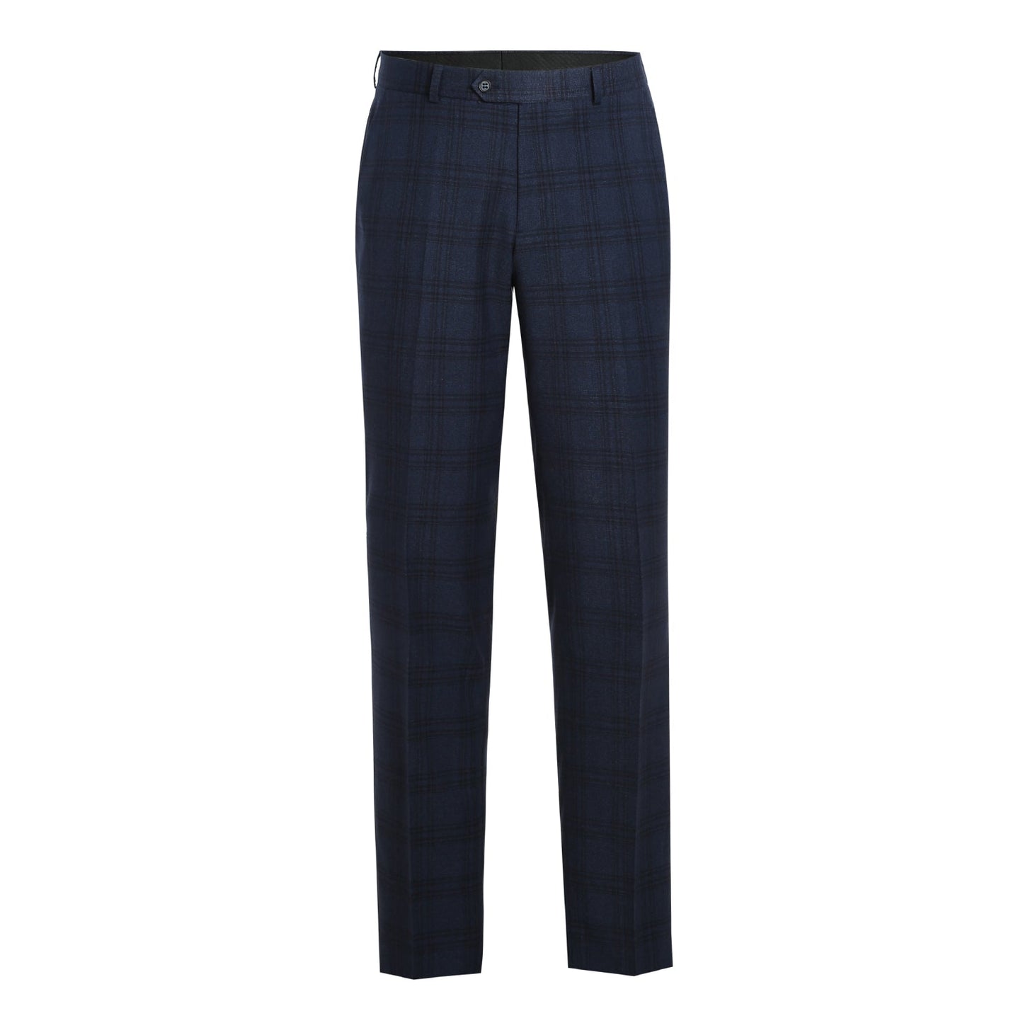 293-21 Men's Slim Fit Stretch Checked Suits - Image 7