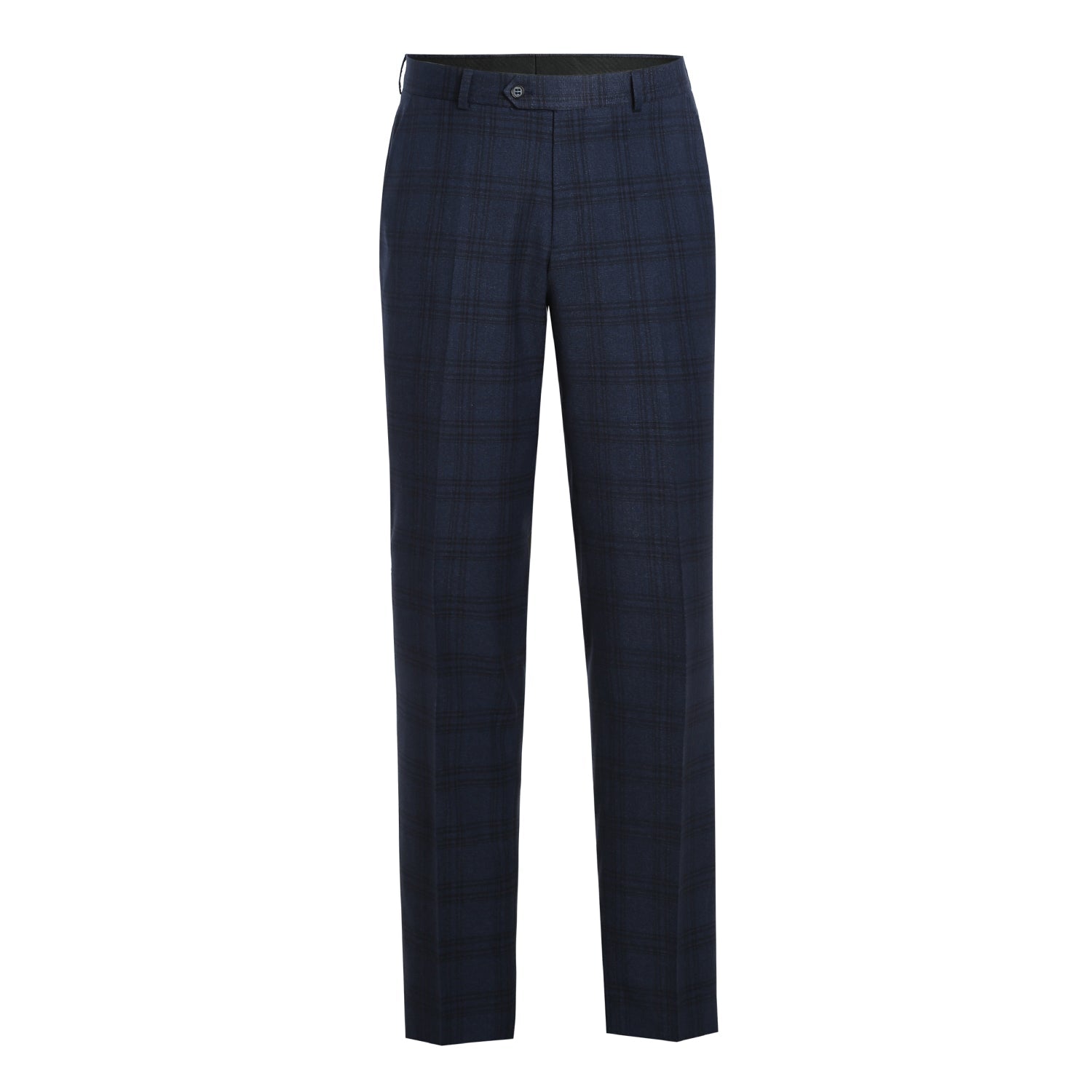 293-21 Men's Slim Fit Stretch Checked Suits - Image 7