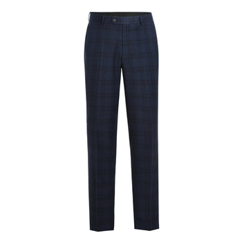 293-21 Men's Slim Fit Stretch Checked Suits - Image 7