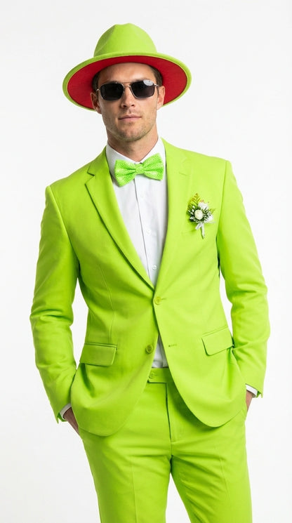 lime green dress suit Men’s Neon – Bright Green Fashion Suit for Prom, Party, Stage Performance and Statement Formal Wear Modern Fit Neon Green / 50 Long Simple Long Black Vneck weighing about 800 g JACKET SIZE:42 INCH CHEST | LARGE au-hero