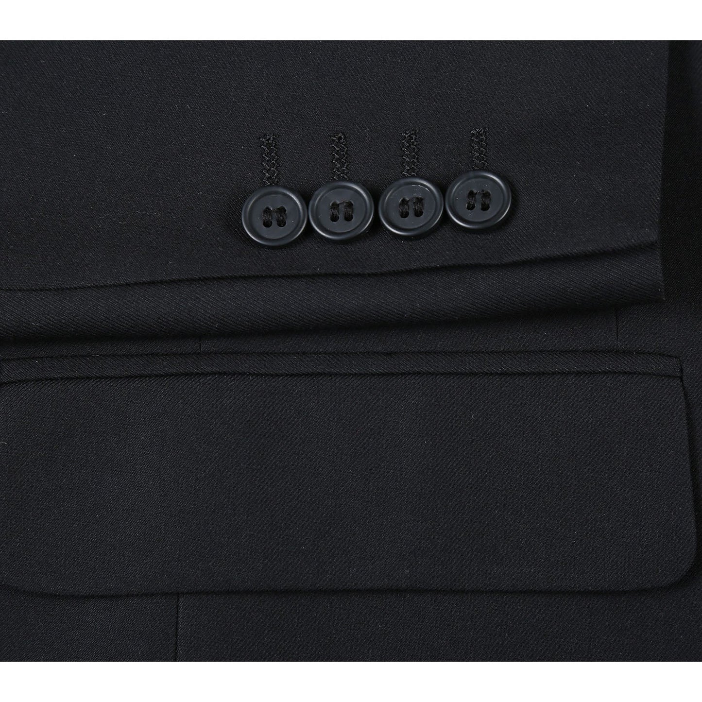 201-1 Men's Double-Breasted Peak Lapel Slim Fit Suit - Image 5