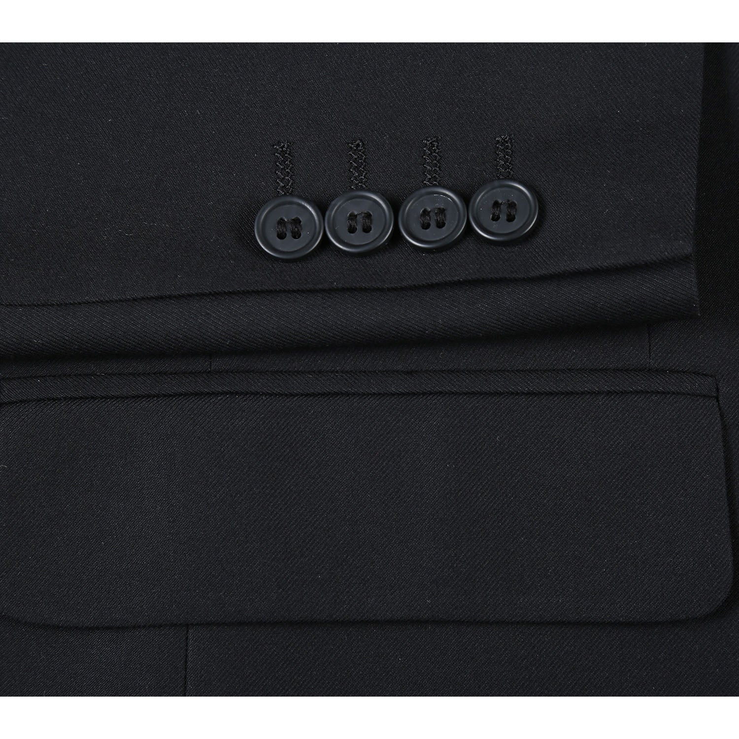 201-1 Men's Double-Breasted Peak Lapel Slim Fit Suit - Image 5