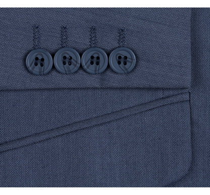 203-19 Men's 2-Piece Slim Fit Single Breasted Notch Lapel Suit - Image 4