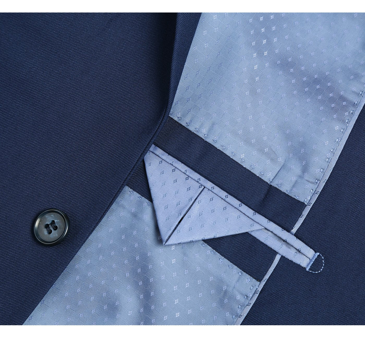 201-18 Men's 2-Piece Slim Fit Single Breasted Notch Lapel Suit - Image 6