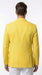 Zacci Brand Men’s Lemon Yellow Blazer Peak Lapel Hopsack Weave – Elegant Formal Blazer Jacket for Wedding, Party, Prom and Smart Casual Wear