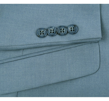 201-11 Men's 2-Piece Slim Fit Single Breasted Notch Lapel Suit - Image 5