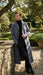 Men’s Full-Length Charcoal Grey Overcoat – Premium Microfiber Blend Long Dress Coat for Winter and Formal Wear in Gray Color