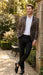 Men’s Leopard Print Blazer – Slim Fit Statement Jacket for Evening, Party, and Fashion Wear