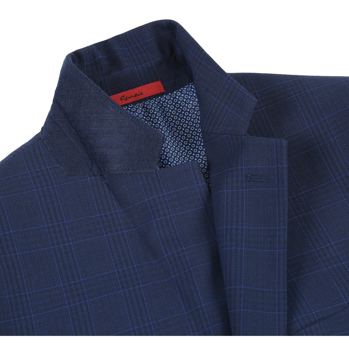 293-26 Men's Classic Fit Checked Suits - Image 5