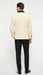 Men’s Ivory Dinner Jacket - Cream Velvet Blazer with Black Satin Lapel | Wedding and Party Formal Sport Coat in off white