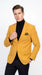 Men’s Mustard Gold Blazer, Fashion Sport Coat Wedding Party Church Dress Jacket