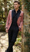 Men’s Dusty Rose Pink Velvet Blazer with Black Satin Lapel | Formal Sport Coat in Mauve Color + Bowtie