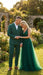 Vitali Brand Men’s Emerald Green Double Breasted Suit – Modern Fit Side Vented