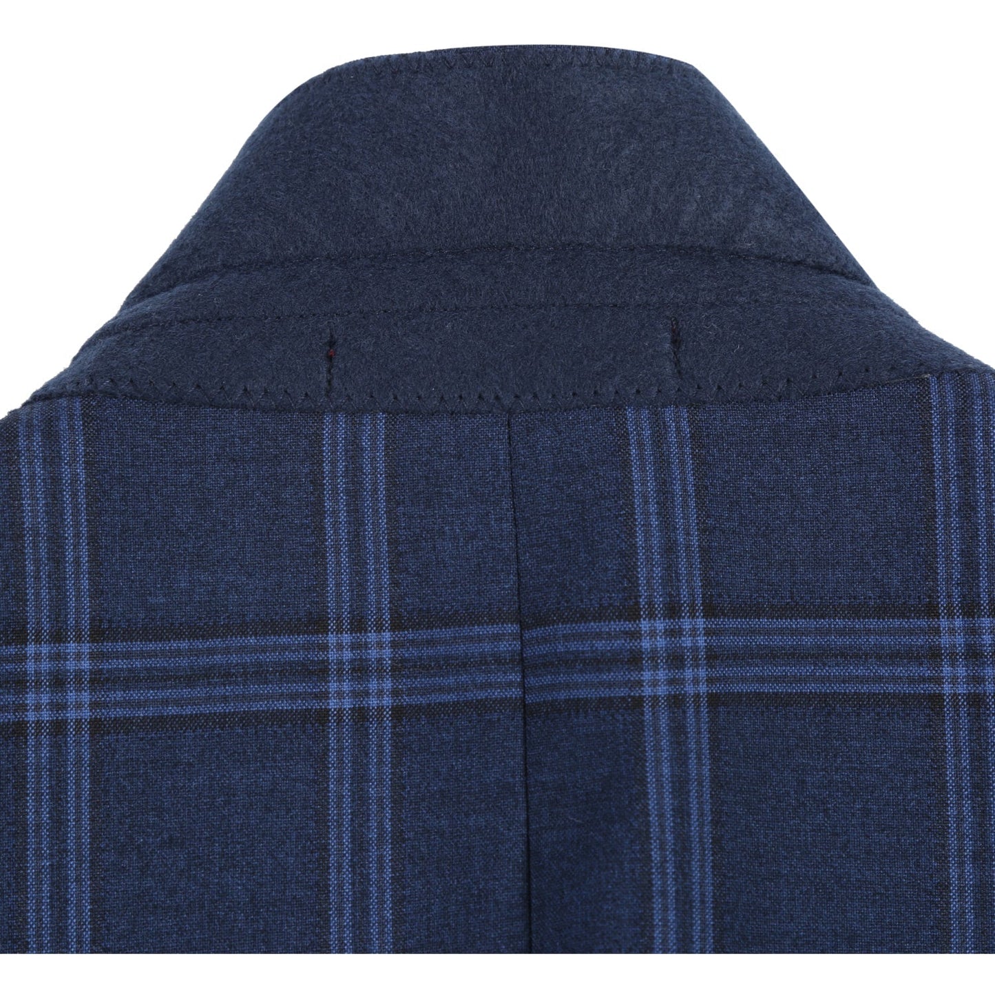 293-22 Men's Slim Fit Checked Suits - Image 5