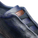 Mens Exotic Sneakers - Alligator Sneakers By Brand  in Color Navy