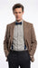 Men’s Brown Tweed Blazer Matt Smith Inspired Jacket – Classic Vintage Style Casual Formal Blazer, Smart Office Party Wear