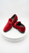 Mens Red Velvet Loafers – Luxury Formal Slip On Dress Shoes Wedding Party Prom Evening Shoes