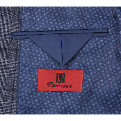 293-30 Men's Classic Fit Checked Suits - Image 5