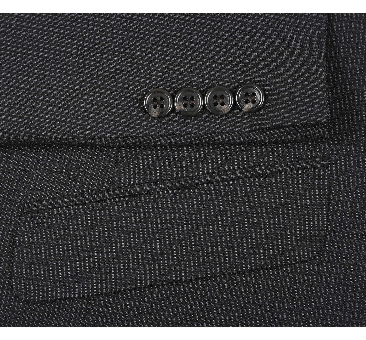 Renoi Designer Suit 293-9 Men's Two Piece Slim Fit Stretch Dress Suit
