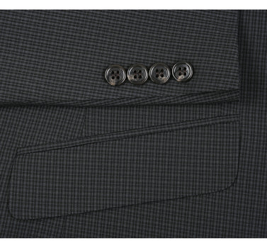 Renoi Designer Suit 293-9 Men's Two Piece Slim Fit Stretch Dress Suit