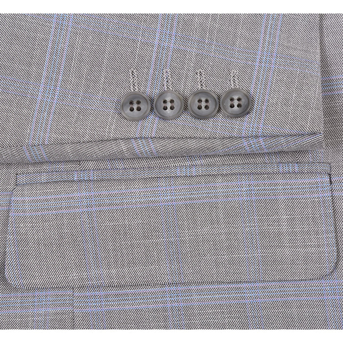 Renoi Designer Suit 293-53 Men's Classic Fit Suits