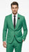 Men’s Emerald Green Tuxedo Suit – Emerald Green Formal Tuxedo with Shawl Lapel Jacket Trousers for Prom, Wedding in Augusta Green
