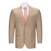 Mens Vested Tan Slim Fit Suit