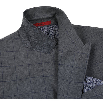 293-44 Men's Double-Breasted New Slim Fit Suits - Image 5