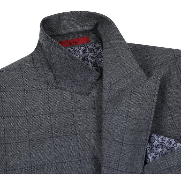 293-44 Men's Double-Breasted New Slim Fit Suits - Image 5
