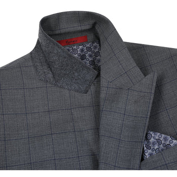 293-44 Men's Double-Breasted New Slim Fit Suits - Image 5