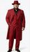 Men’s 1920s Red Zoot Suit – Long Mafia Gangster Three-Piece Vintage Outfit Zuit Pachuco Style